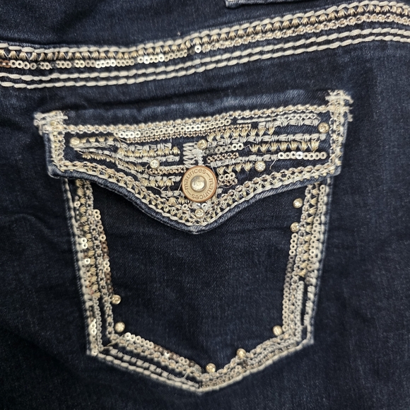 Maurices Blue Boot Cut Jeans with Contrast Stitching Size 11/12 - Picture 10 of 11